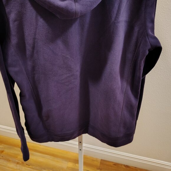 Tek Gear Women's Ultrasoft Fleece Purple Hoodie Size XL Full Zipper - Picture 10 of 11